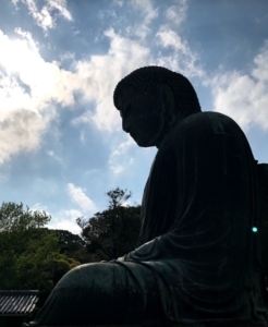 Second-tallest bronze Buddha statue in Japan.