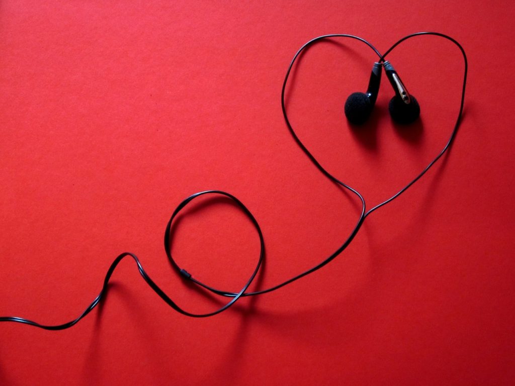 headphones, audio, black